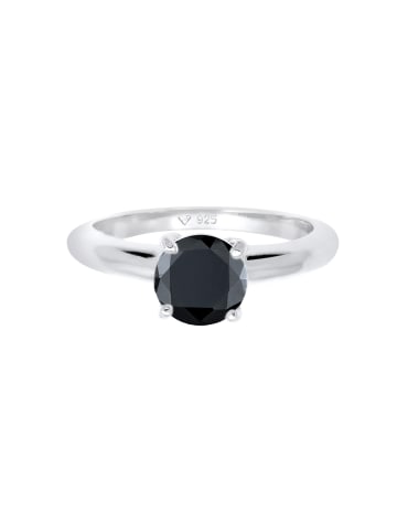 Elli Ring 925 Sterling Silber in Schwarz