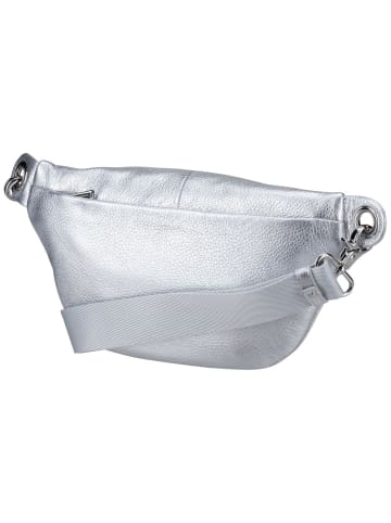 Mandarina Duck Gürteltasche Mellow Leather Bum Bag FZT73 in Silver