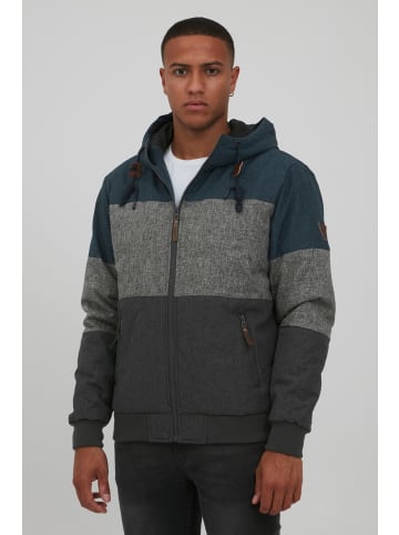 INDICODE Kurzjacke IDHannibal 15494MM modische Herren Übergangsjacke mit Kapuze in dunkelblau