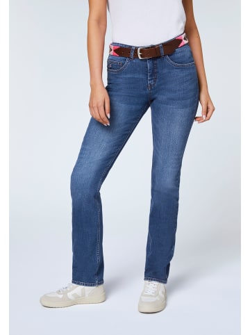 Polo Sylt Jeans mit dezenter Waschung und Stretch in Blau