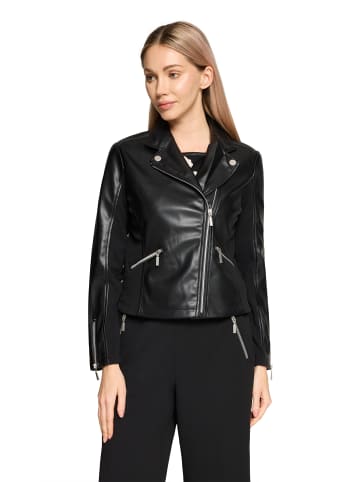 Betty Barclay Bikerjacke mit Reißverschluss in Schwarz