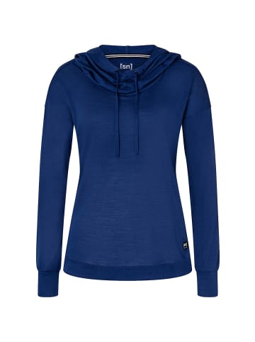 super.natural Kapuzensweat W FUNNEL HOODIE in Marine