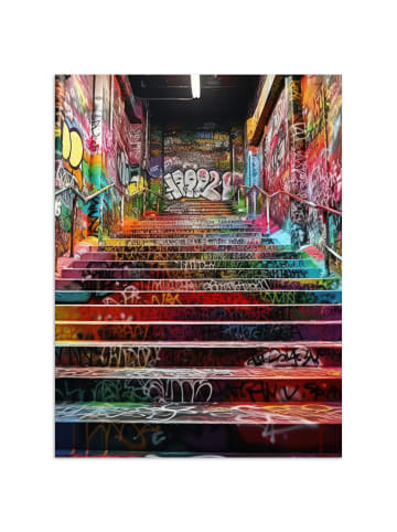 OnlyWow Poster Bunte Treppe