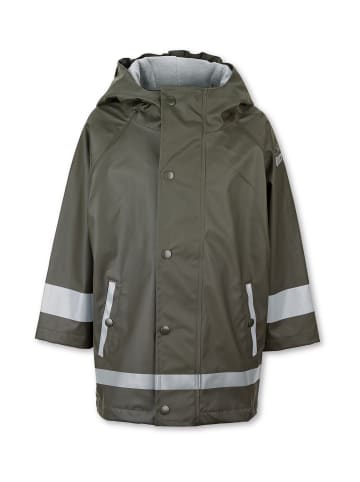 Sterntaler Regenjacke ungefüttert uni in dunkelgrün