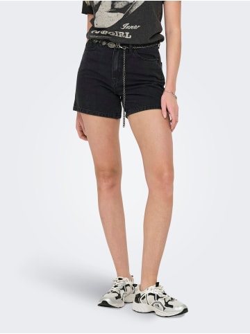ONLY Shorts in Washed Black