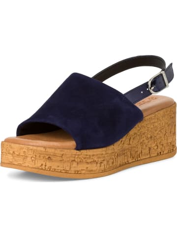 Tamaris Plateau-Sandaletten in Navy