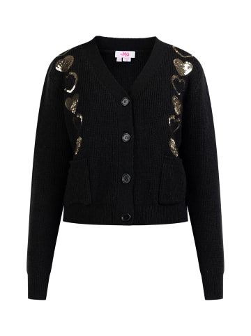 myMo Damen Strickjacke in Schwarz