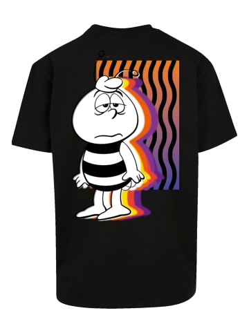 F4NT4STIC Oversize T-Shirt Die Biene Maja Willi Waves in schwarz