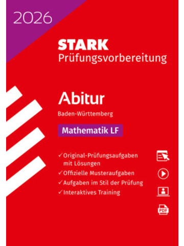Stark Buch - STARK Mathematik LF - Abitur 2026 BW - Prüfungsvorbereitung, m. 1 B