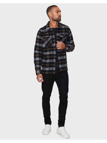 Threadbare Langarmhemd THB LUXE Christopher in Black Check