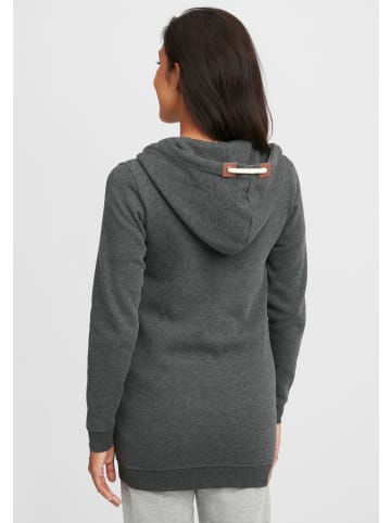 Oxmo Kapuzensweatjacke in grau