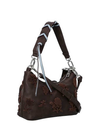 Desigual Stencil Medellin Schultertasche 23 cm in braun