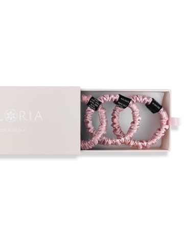 Ailoria DOUX set 3 scrunchies s aus seide in pink