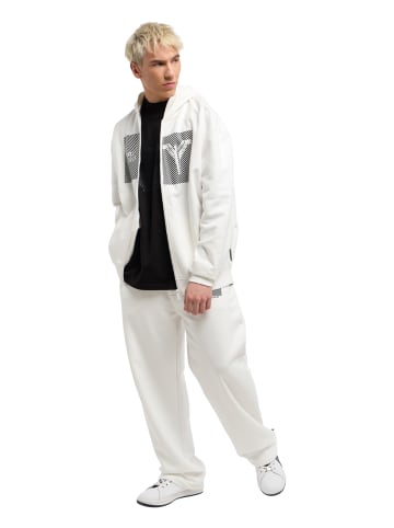 Carlo Colucci Kapuzensweatjacke Enz in Weiß