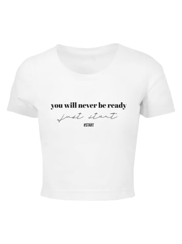 Merchcode Merchcode Cropped T-Shirts in white