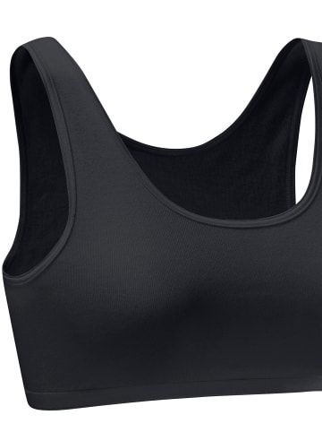 SPEIDEL Bustier in mauve + schwarz + champagner