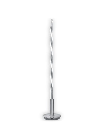 näve LED Tischleuchte "TWIST" in chrome - (L)16 cm x (B)16 cm x (H)85 cm - EEK G