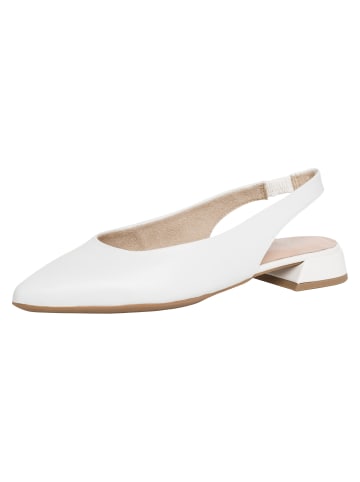 Tamaris Slingpumps in WHITE LEATHER