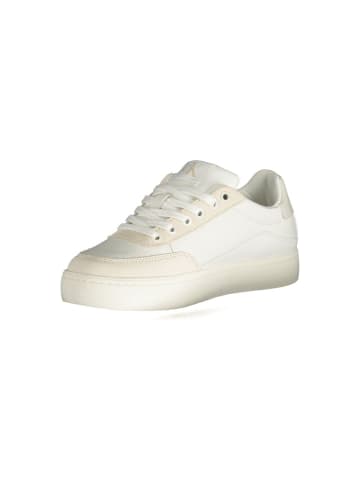 Calvin Klein Weiße Polyurethan-Sneaker