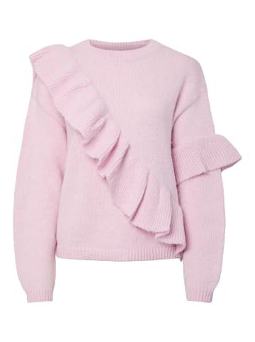 Pieces Strickpullover in Pink Tulle