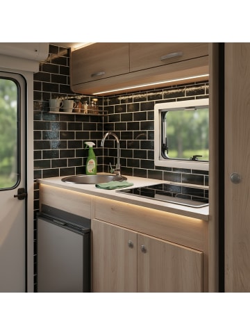 relaxdays 20 x Klebefliesen in Schwarz - 30x30