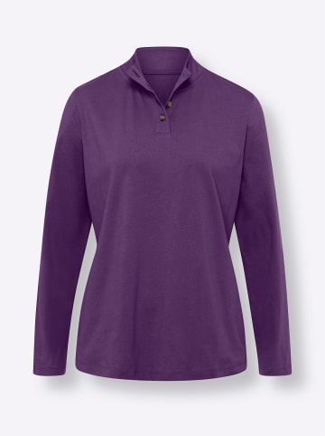 Sieh an! Shirt in pflaume