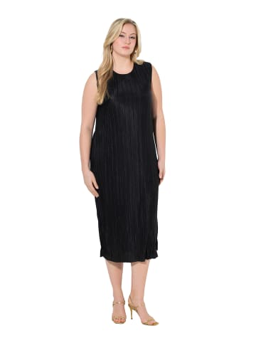 Ulla Popken Midikleid in schwarz