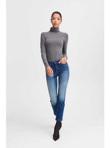b. young Langarm PAMILA Slim fit in Asphalt