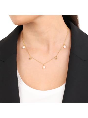s.Oliver Halskette mit Anhänger in gold – (L)45cm
