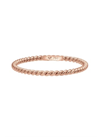 Elli Ring 750 Rosegold Twisted in Rosegold