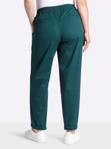 sheego Chinohose in petrol