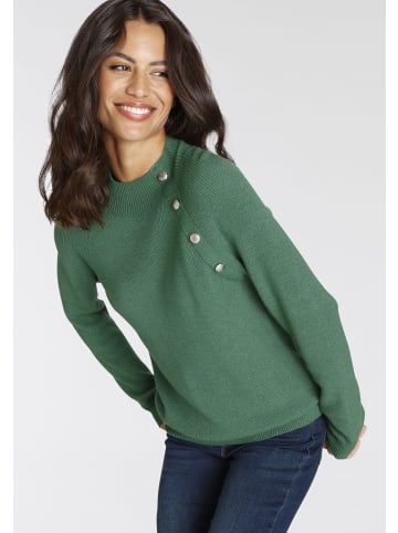 Laura Scott Strickpullover in dunkelgrün