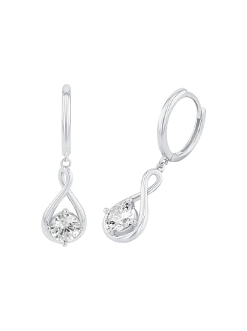 Amor Creolen Silber 925, 14ct gelbvergoldet in Silber