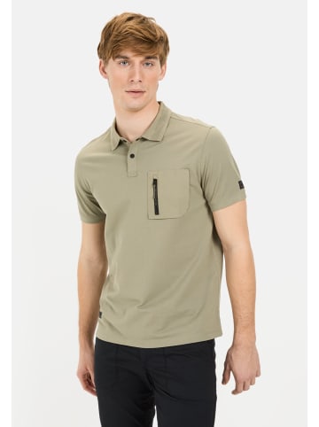Camel Active Kurzarm Poloshirt mit Cooling Effekt in Grün