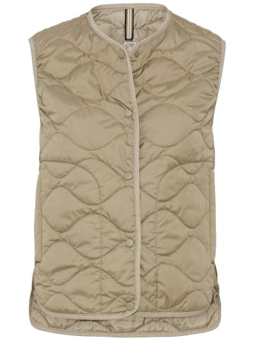 Camel Active Steppweste aus recyceltem Polyester in Salbei Grün