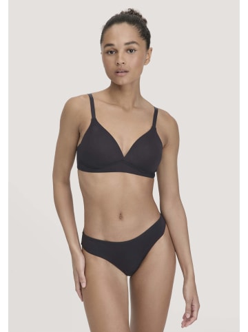 Hessnatur Slip Regular Cut 3er Pack in schwarz