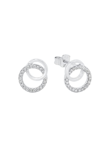 Amor Ohrstecker Silber 925, rhodiniert in Silber