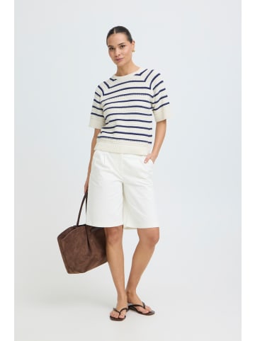 b. young Kurzarm-Bluse BYMIKALA Loose fit in MEDIEVAL BLUE STRIPE