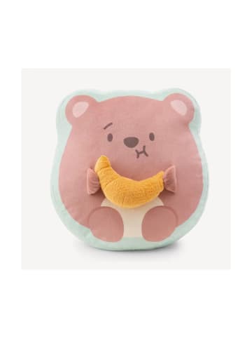 Nici Kuscheltier Kissen Mymochi Bär Nomo mit Croissant