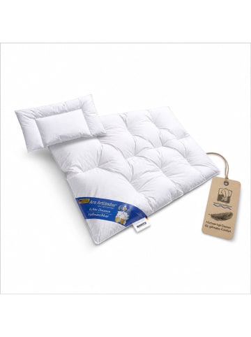 ARO ARTLÄNDER Daunenbett Junior Exklusiv 100x135 cm / Decke 80x80 cm
