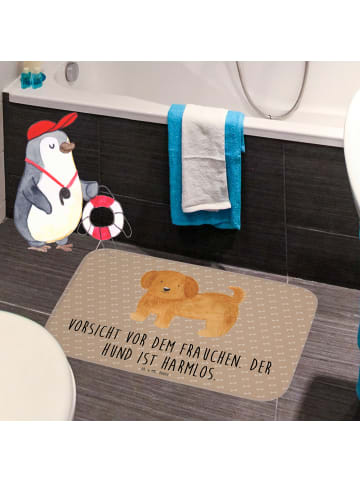 Mr. & Mrs. Panda Badematte Hund Flauschig mit Spruch in Hundeglück