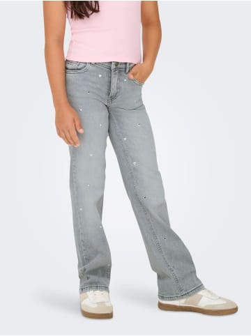 KIDS ONLY Jeans mit weitem Bein in Medium Grey Denim