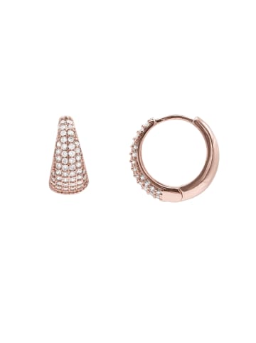 Steel_Art Creole Damen Eira rose goldfarben in rosegoldfarben
