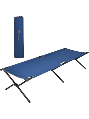 COSTWAY Campingbett 190x67x42cm in Blau