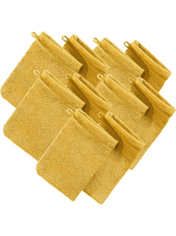 Erwin Müller Frottier Waschhandschuh 10er-Pack Heidelberg in gelb