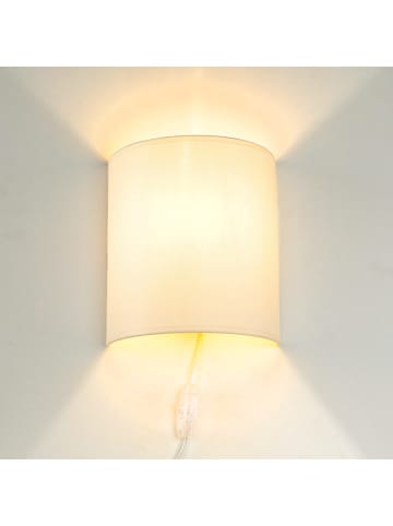 Licht-Erlebnisse Wandlampe in Creme