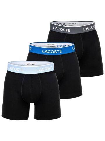 Lacoste Boxershort 3er Pack in Schwarz/Blau