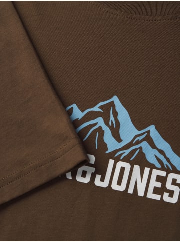 JACK & JONES PLUS T-shirt in Cocoa