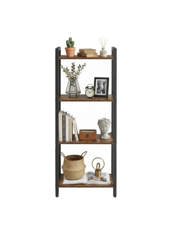 VASAGLE Regal Barnet in Vintage-Braun - (B)24 x (H)107 x (T)40 cm