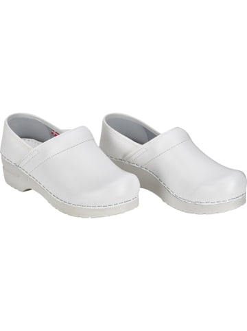 Sanita Comfortwear Clog "Original-Prof. Pu" in Weiß